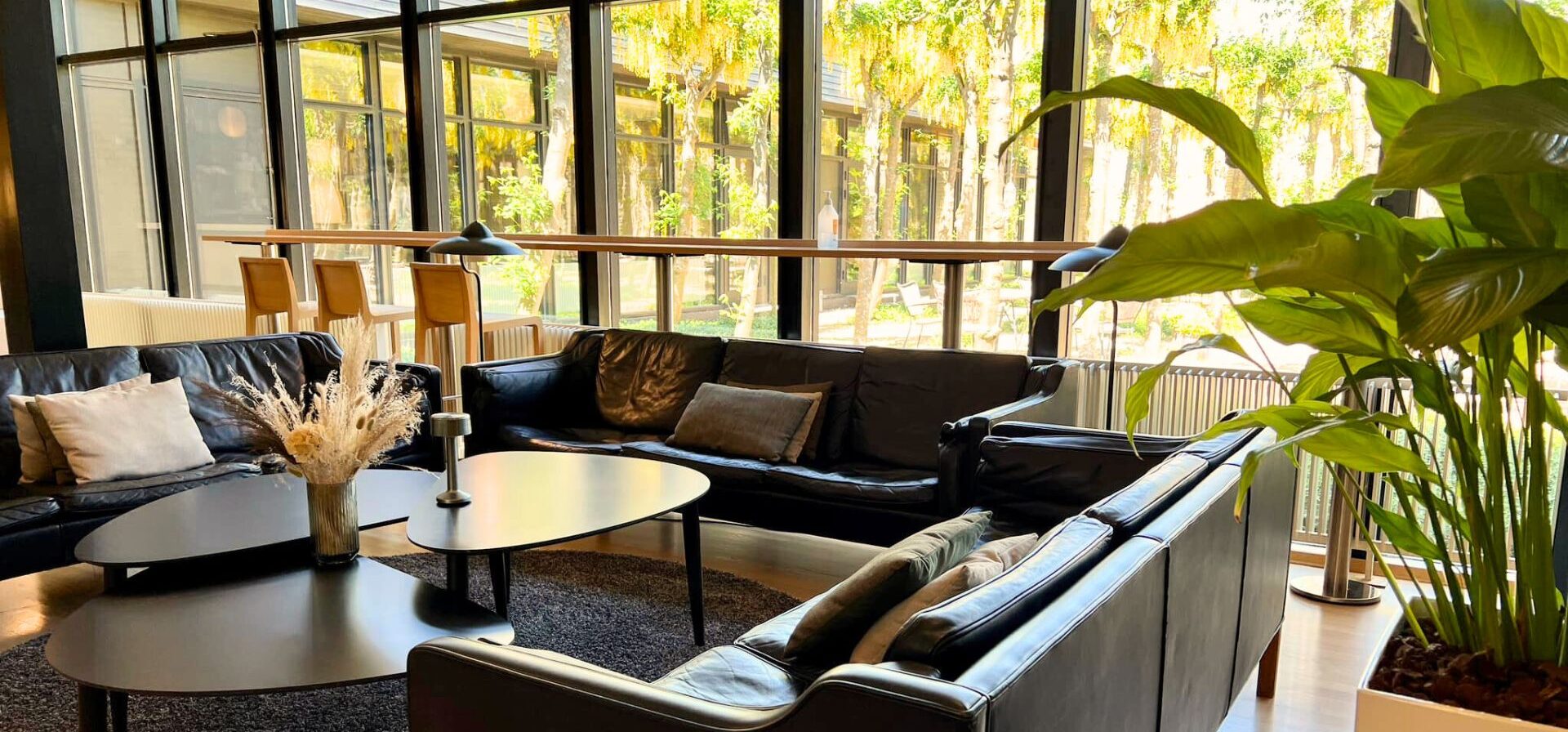Konferencecenter - Cafeområde ved Atriumgården